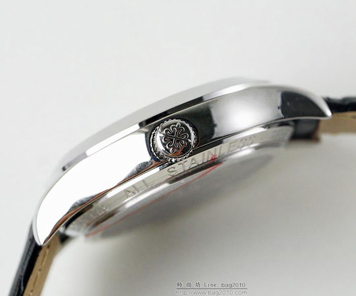 百達翡麗PATEK PHILPPE LS精品 新款 進口全自動機械機芯 316精鋼表殼 小牛皮錶帶 高端情侶對表  wssb3624